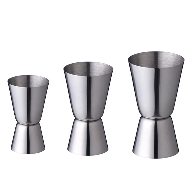 cocktail measuring stainless steel jigger
