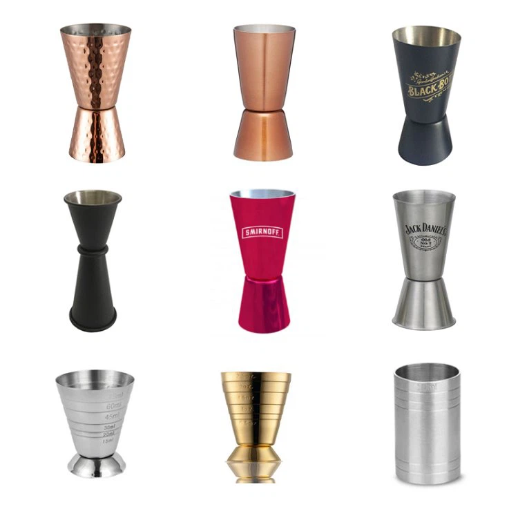 China cocktail measuring stainless steel jigger