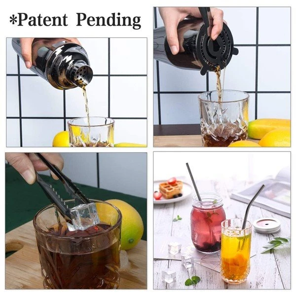 Black Cocktail Kit With Stand factory