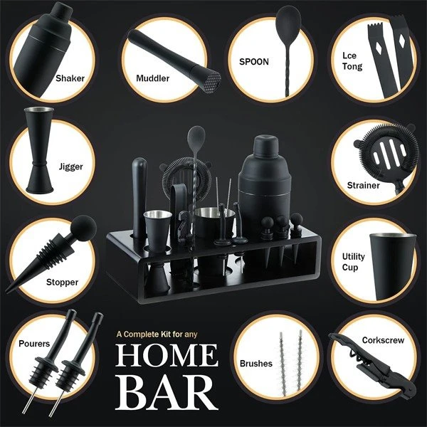 Cocktail Set Matte Black Manufacturers Cocktail Set Matte Black Manufacturers