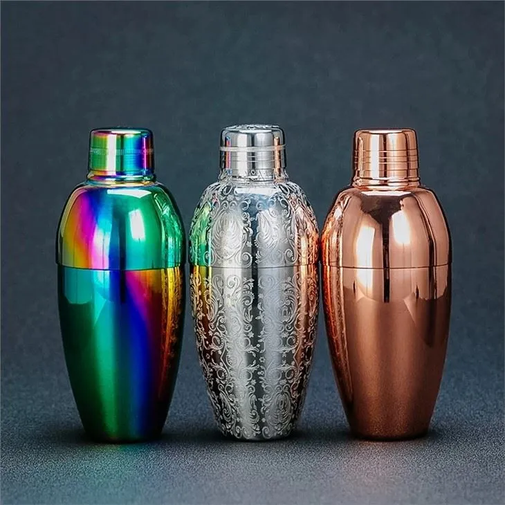 Shaker à Cocktail Vintage en Métal