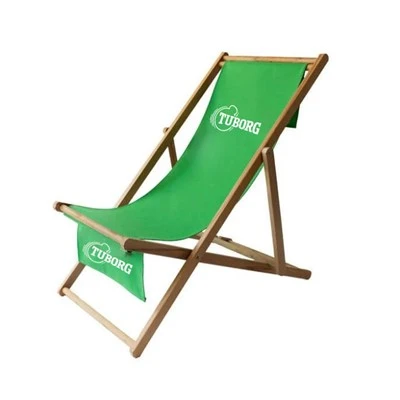 Chaise de plage en bois Carlsberg